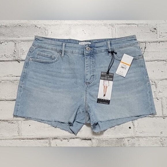 Sofia Jeans Chi Mid Rise Shorts by Sofia Vergara - Picture 1 of 9